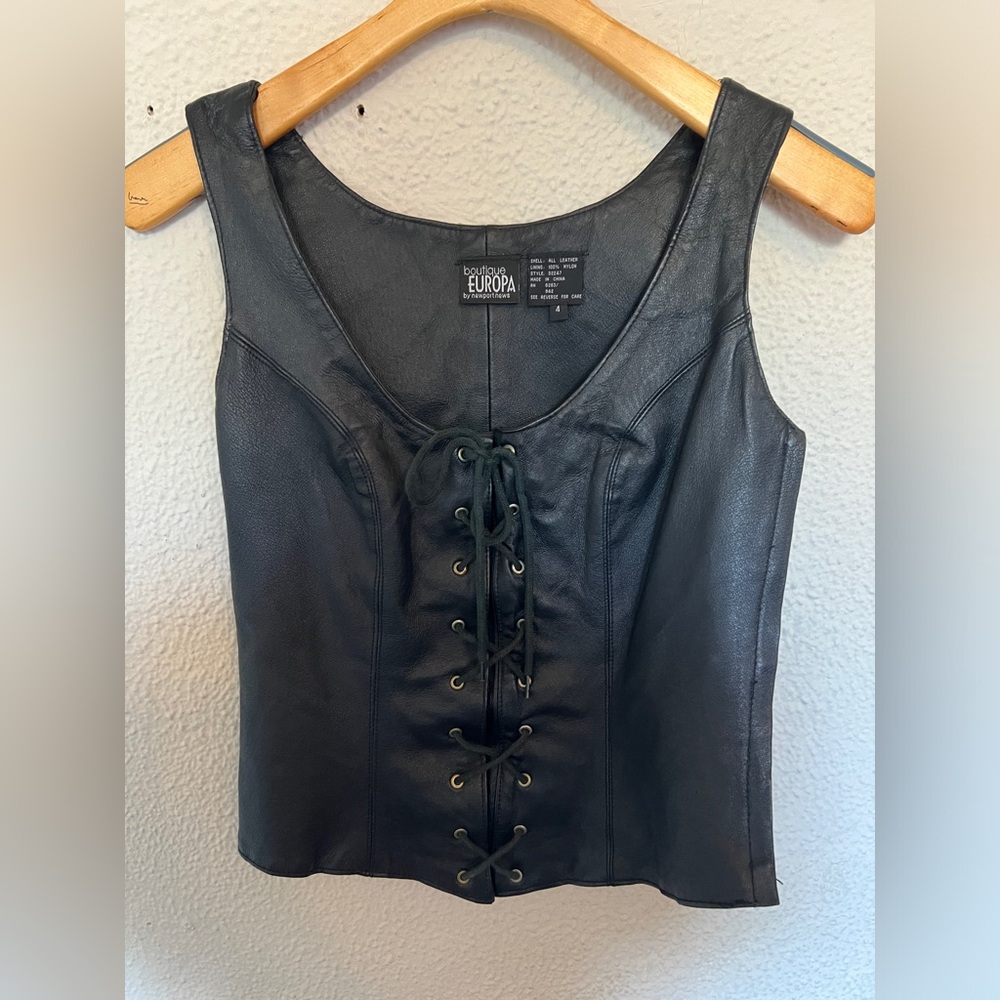 100% Authentic Leather Corset